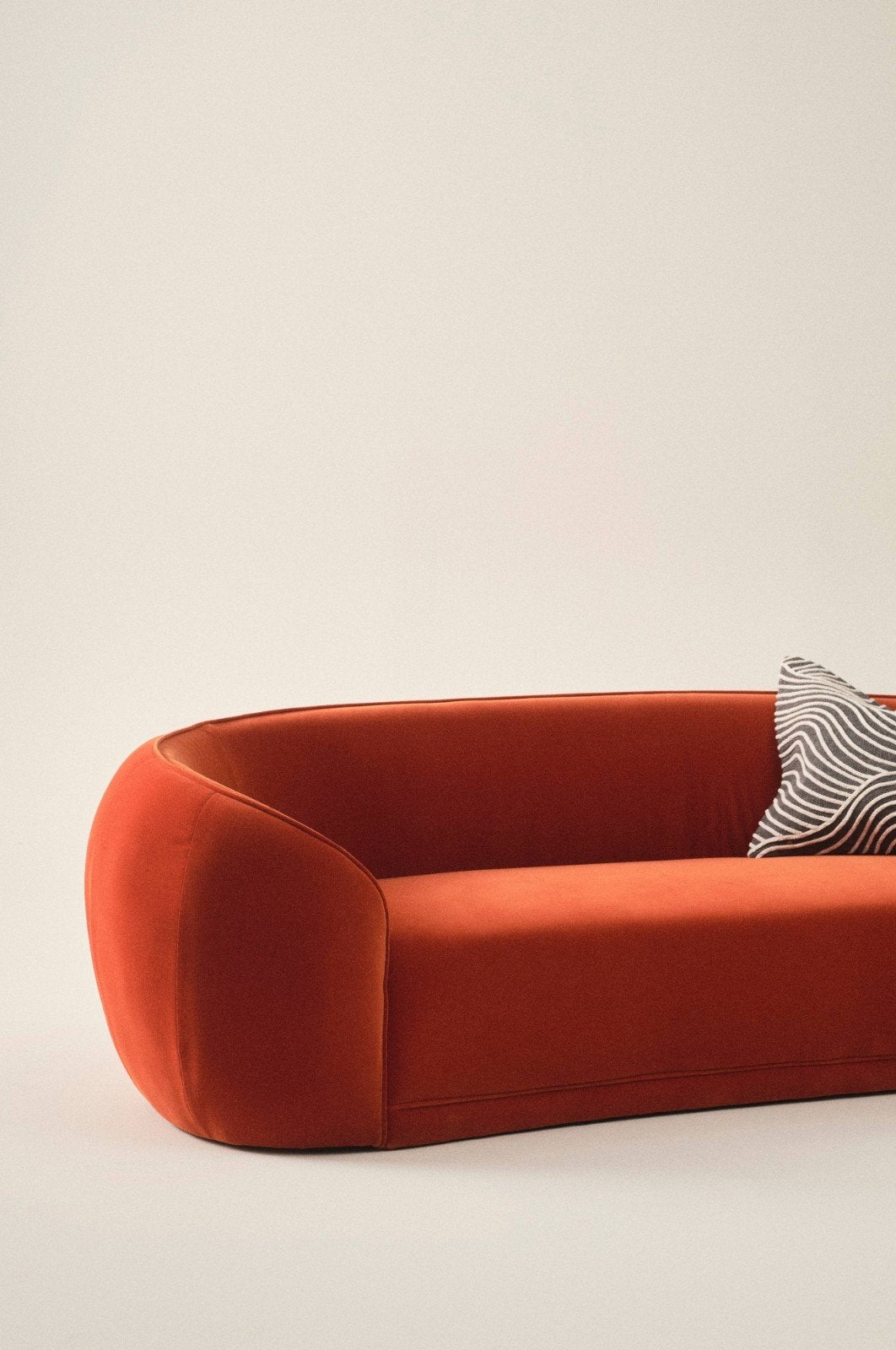 Design bank Jotex Austin, oranje, Huis en Inrichting, Ophalen, Modern design, 75 tot 100 cm, Rechte bank
