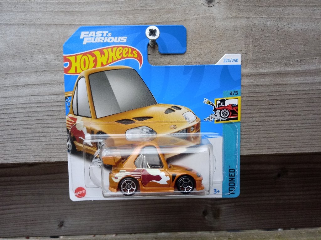 Tooned Toyota Supra Hotwheels Fast & Furious, Ophalen, Nieuw, Auto