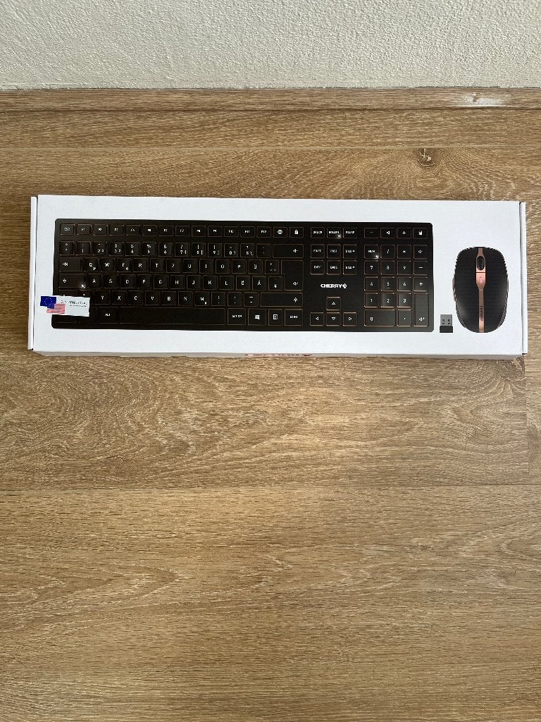 Cherry DW9000 Toetsenbord + Muis Combi, Toetsenbord en muis-set, Cherry, Nieuw, Ophalen of Verzenden