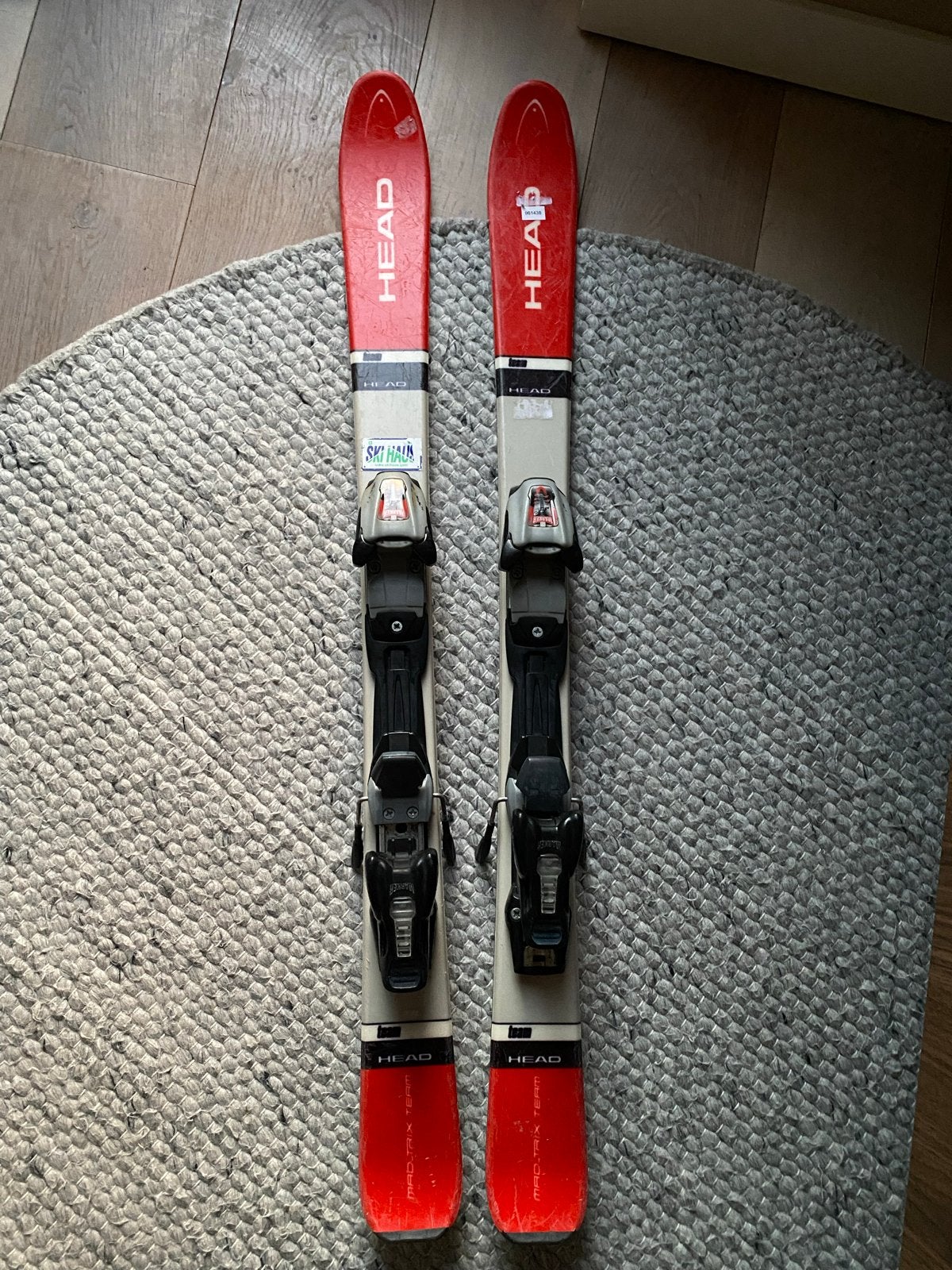 Head Ski's 107 cm - Gewaxt en geslepen, Gebruikt, 100 tot 140 cm, Ophalen of Verzenden, Skiën