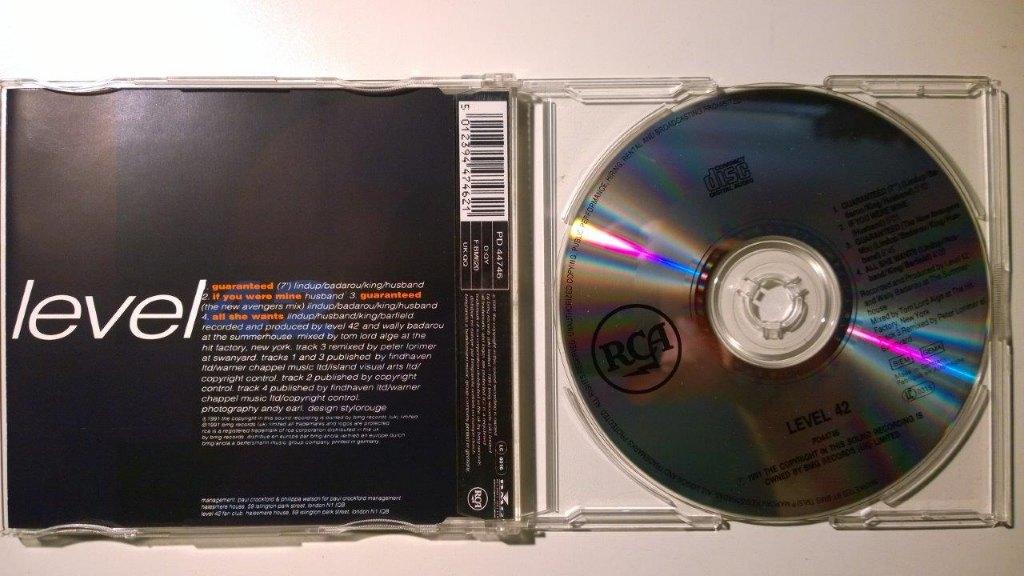 Level 42 - Guaranteed (CD Single), Maxi-single, Ophalen of Verzenden, Zo goed als nieuw, 1 single