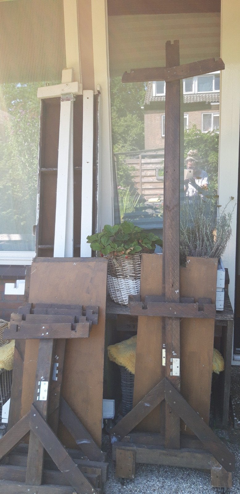 Marktkraam, Ophalen, Overige houtsoorten, Minder dan 25 mm, Minder dan 200 cm