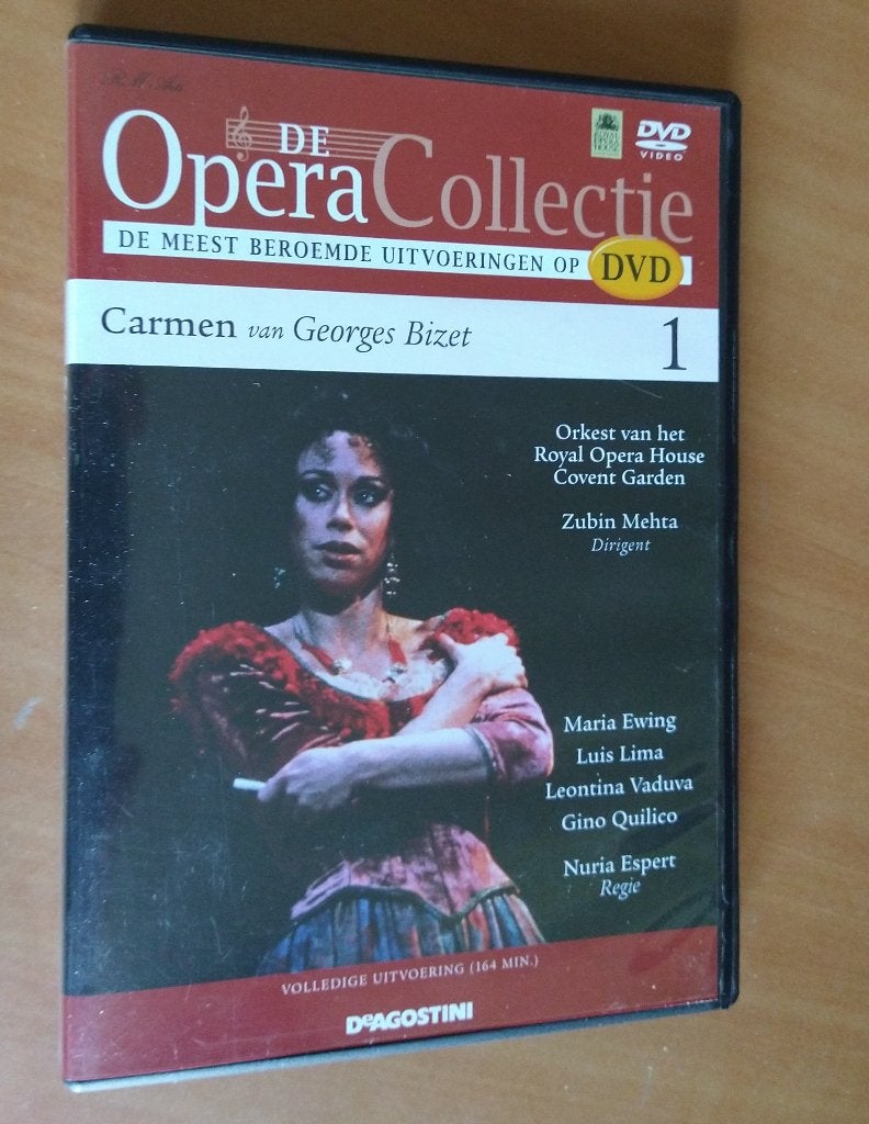 Dvd Carmen van George Bizet (de opera collectie 1) ), Alle leeftijden, Ophalen of Verzenden, Zo goed als nieuw