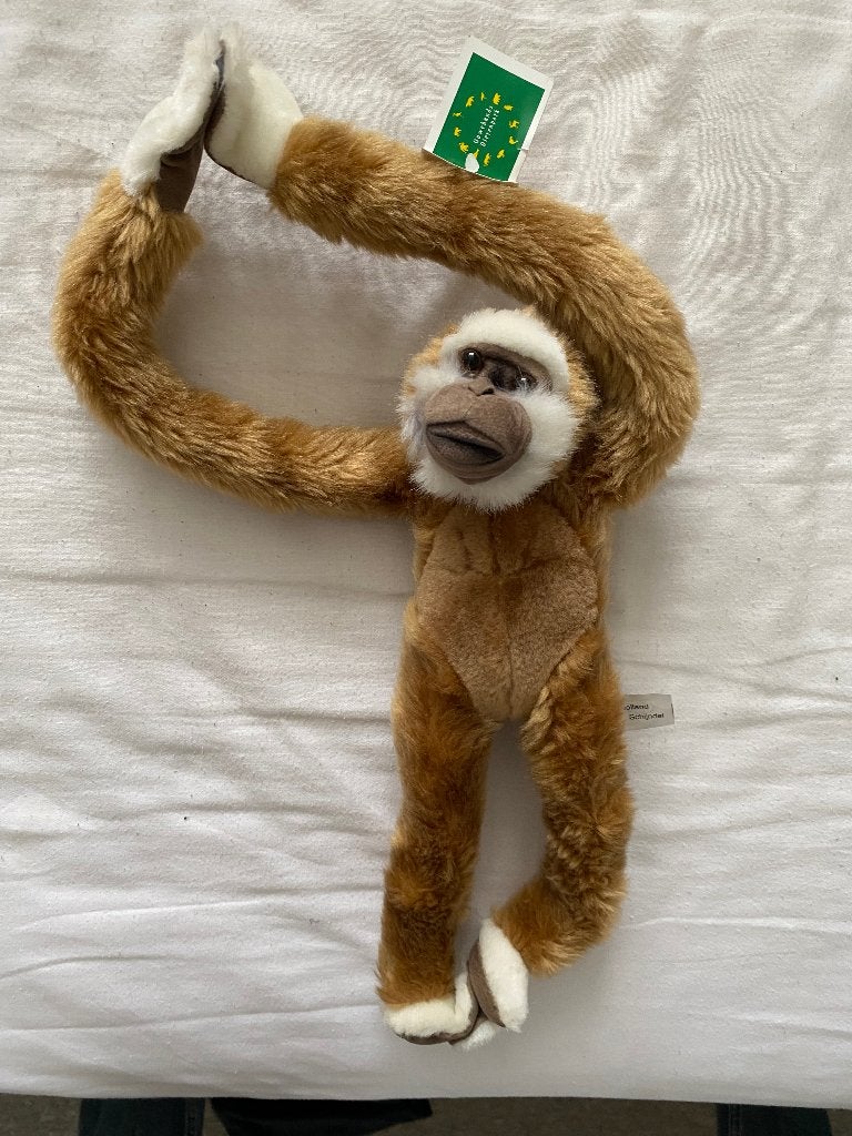 Nieuwe knuffel aap Ouwehands dierenpark 50 cm, Overige typen, Nieuw, Ophalen of Verzenden, Met label