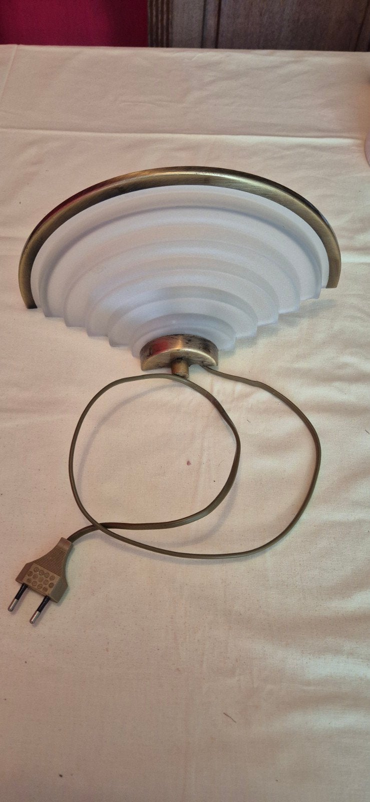 Jaren '80 Muurlamp - 30x18 cm, Huis en Inrichting, Lampen | Wandlampen, Met snoer/stekker, Gebruikt, E14 (klein), Ophalen of Verzenden