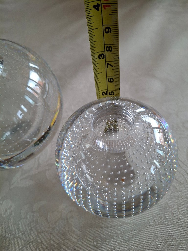 Vintage spijkerbol vaasjes 2 x, Ophalen of Verzenden