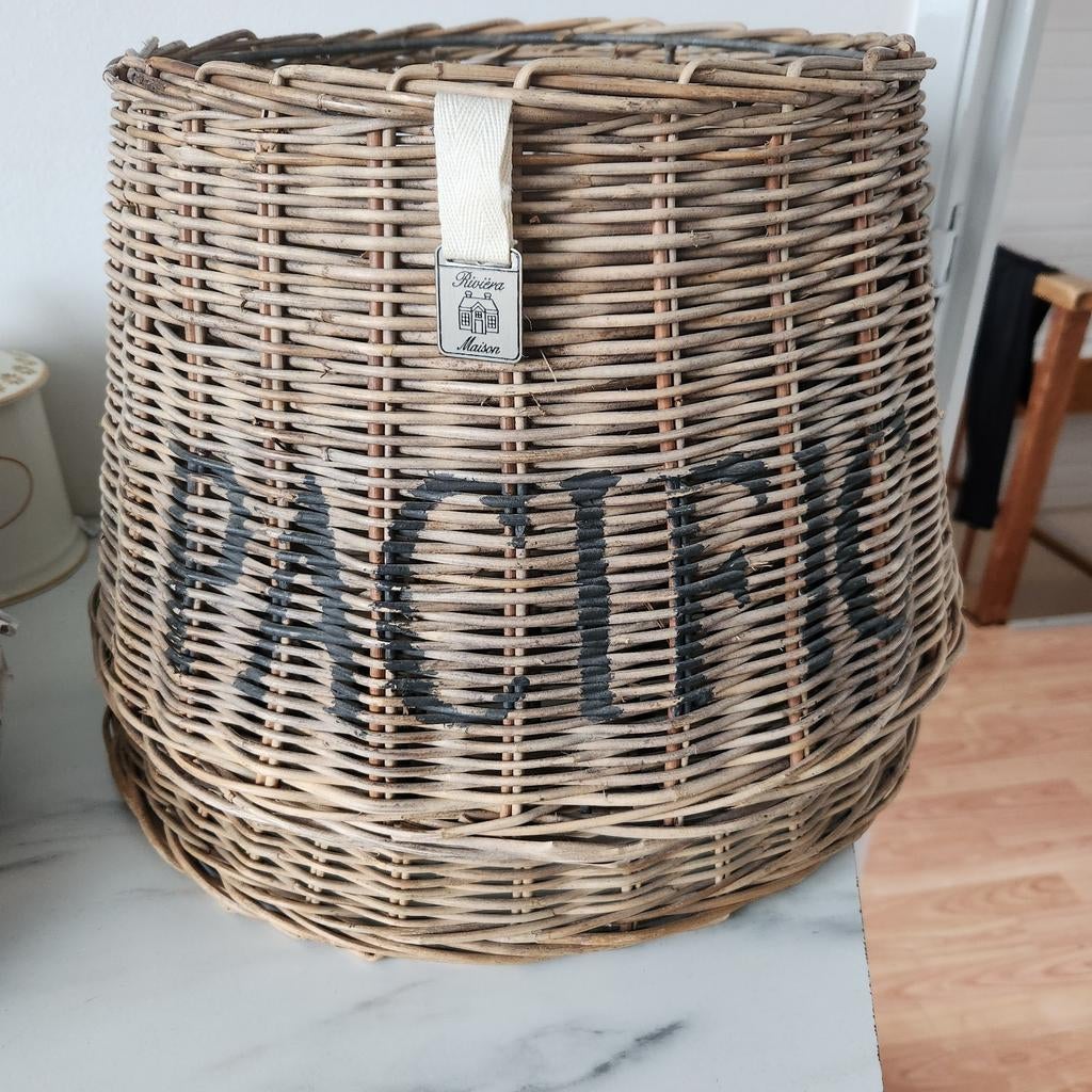 2 mooie Lampenkappen Rivièra Maison Pacific, Huis en Inrichting, Lampen | Lampenkappen, Ophalen, Zo goed als nieuw, Rond, Minder dan 25 cm