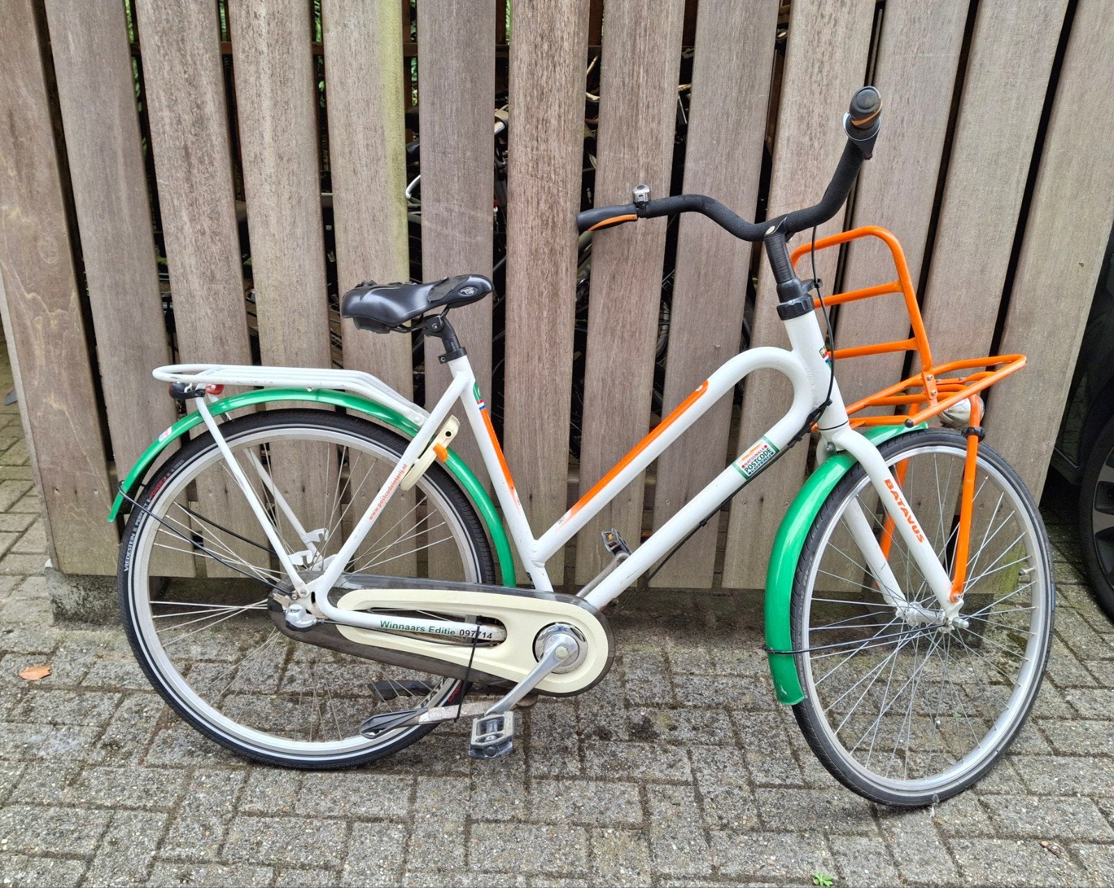 Postcode loterij fiets, Ophalen, Terugtraprem, Gebruikt, Batavus