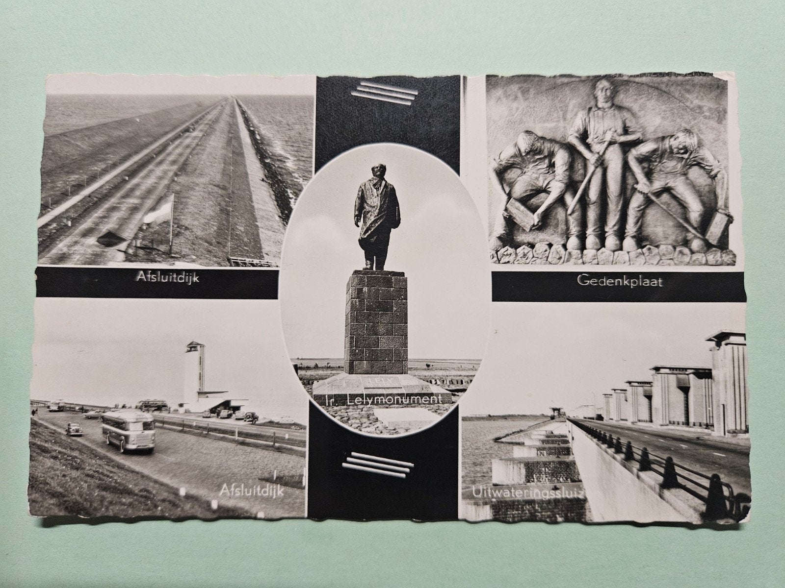 129) Afsluitdijk, Ophalen of Verzenden, Gelopen, Friesland