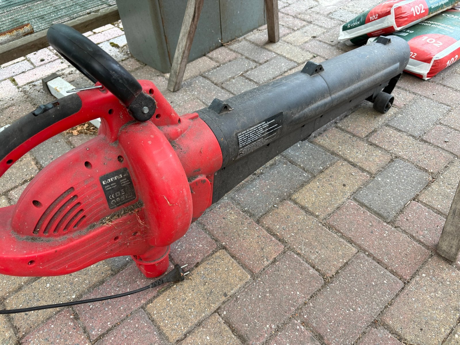 Gamma bladblazer 2000W - Elektrisch, Ophalen, Gebruikt, Elektrisch, Handgedragen