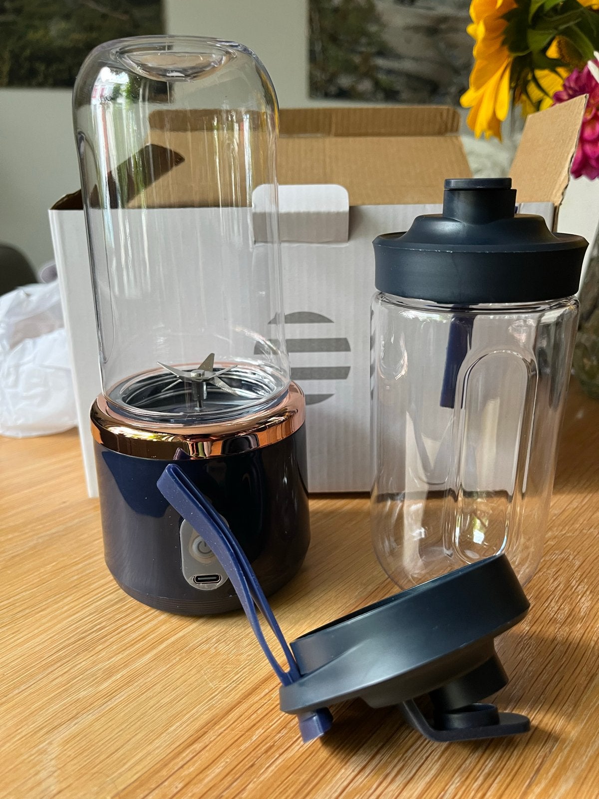 Draagbare Smoothie Maker - Compact & Krachtig, Minder dan 1 liter, Ophalen of Verzenden, Nieuw, 1 snelheid