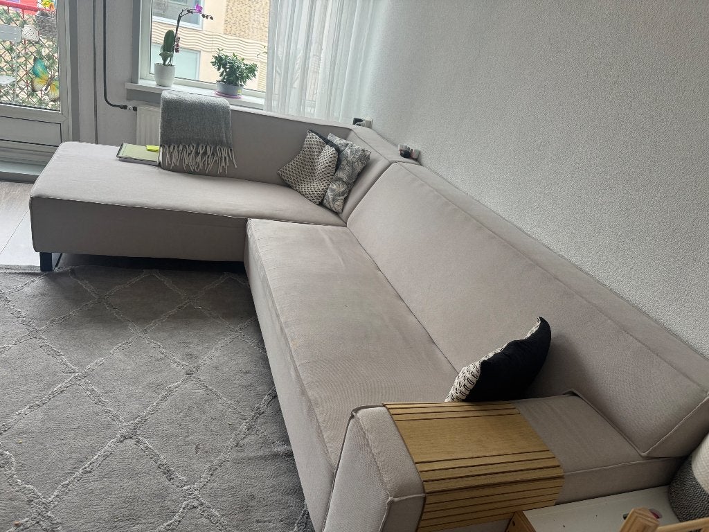 hoekbank, Huis en Inrichting, Banken | Bankstellen, Ophalen, 250 tot 300 cm, Gebruikt, Hoekbank