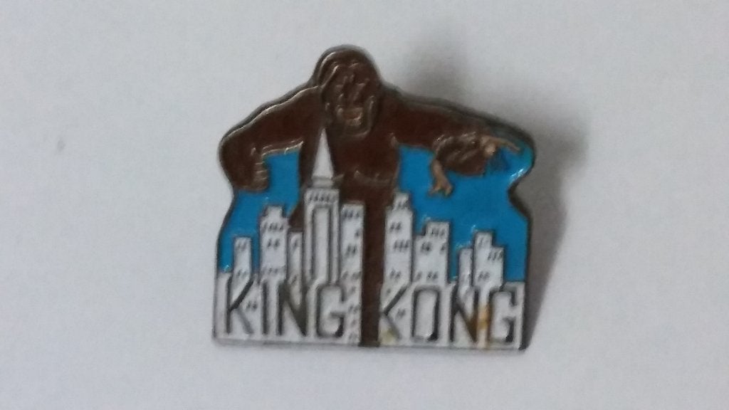 King Kong aap gorilla film tekenfilm pin, Ophalen of Verzenden, Zo goed als nieuw, Overige onderwerpen