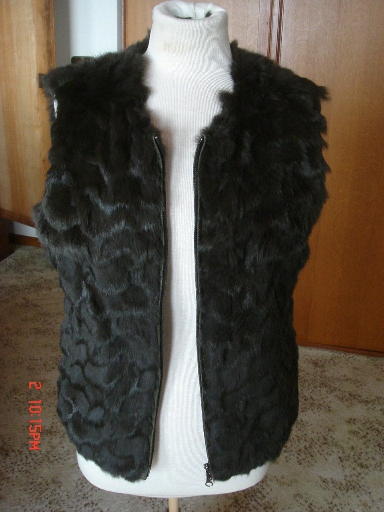 Rosa Lykke donkergroene bodywarmer 40, Kleding | Dames, Bodywarmers, Maat 38/40 (M), Rosa Lykke, Ophalen of Verzenden, Zo goed als nieuw
