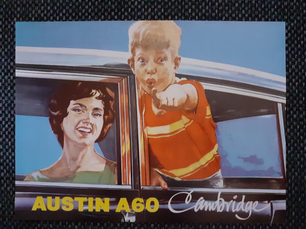 brochure Austin A60 Cambridge       Duitstalig, Austin, Nieuw, Ophalen of Verzenden, Overige merken