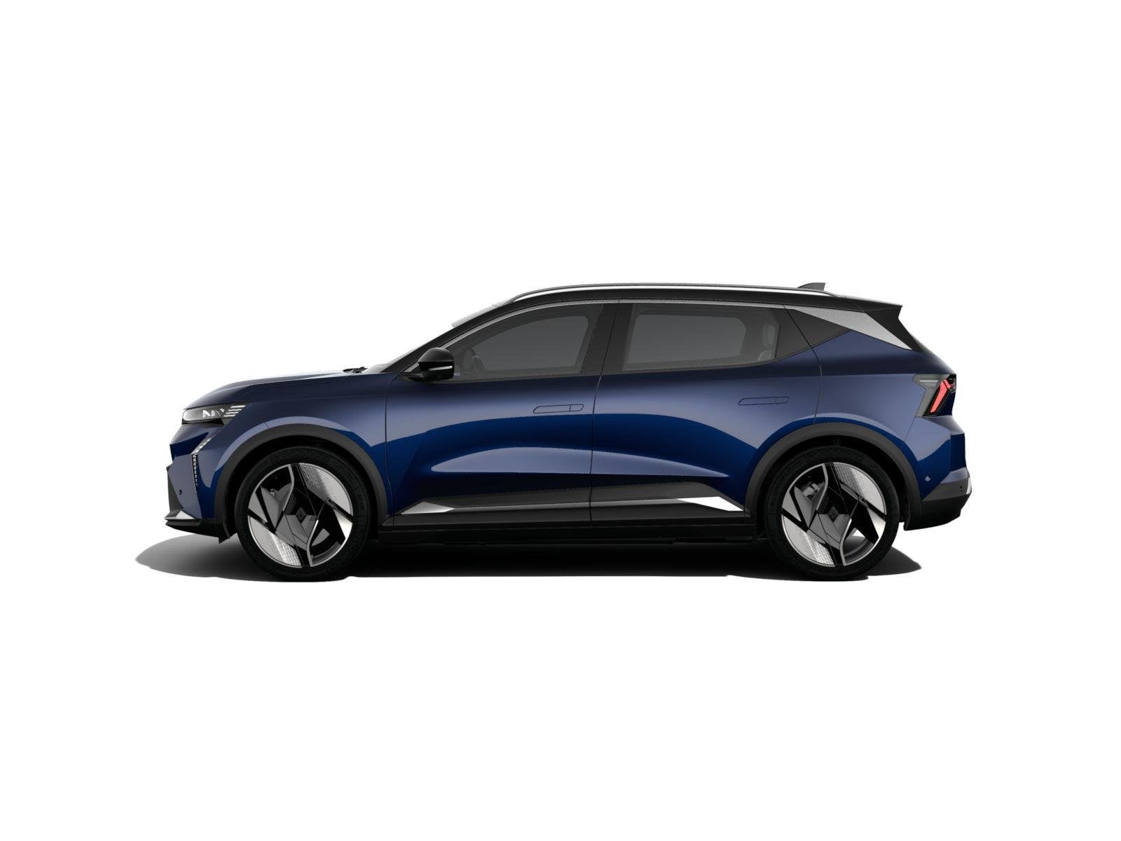 Renault Scenic E-Tech EV87 long range iconic Nu uit voorraad, Auto's, 12 maanden, Zwart, Blauw, 218 pk