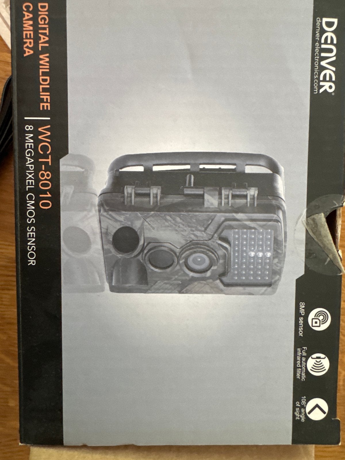 Denver WCT-8010 Wildcamera - 8MP CMOS Sensor, Audio, Tv en Foto, Videocamera's Digitaal, Overige merken, Gebruikt, Overige soorten
