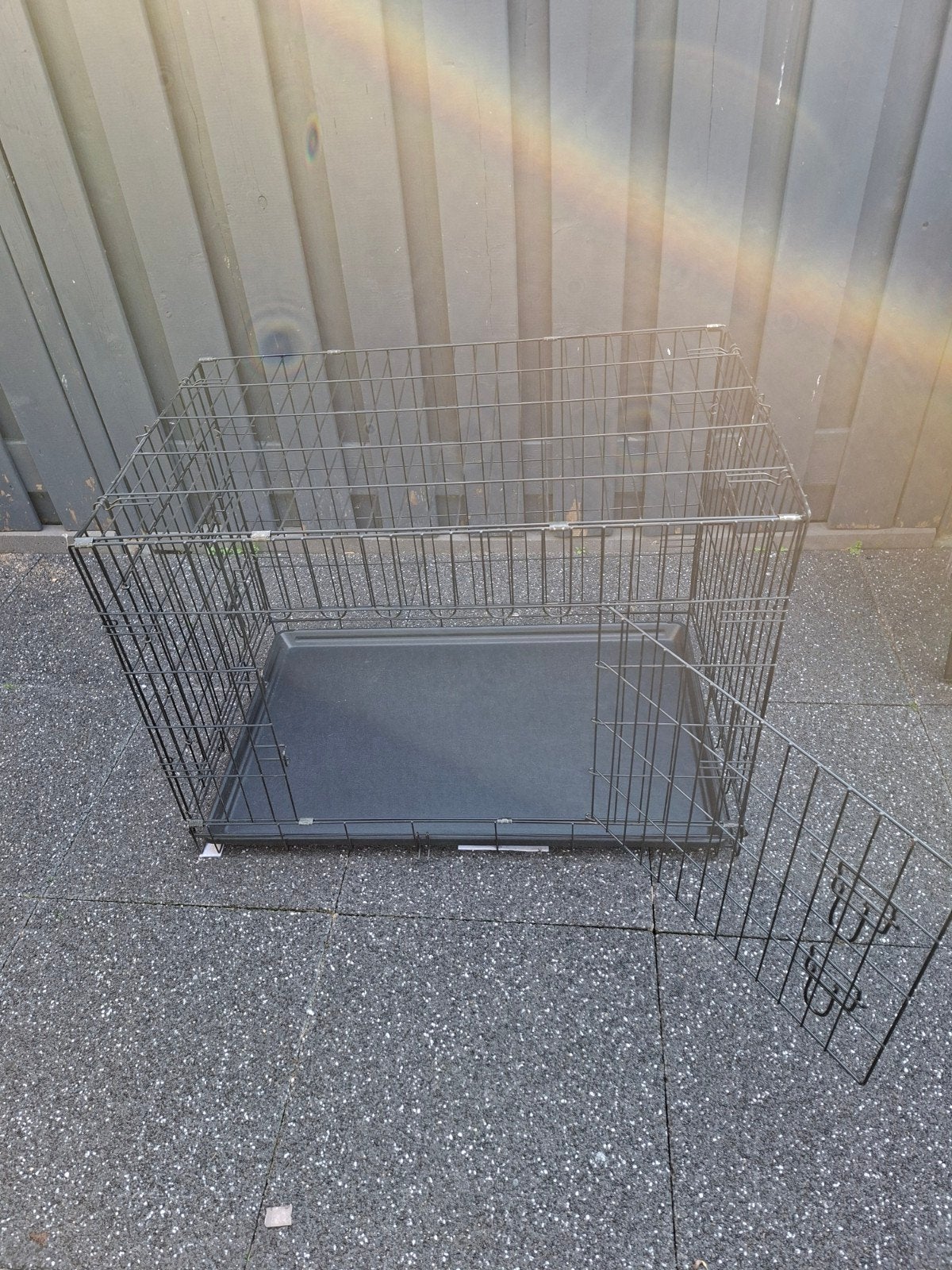 hondenbench met 2 deuren, Ophalen, Gebruikt