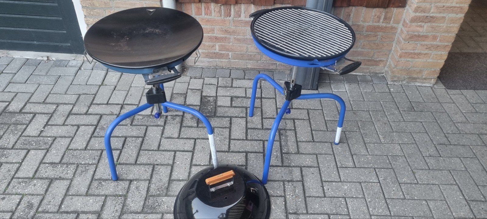Skottelbraai  cadac, Ophalen