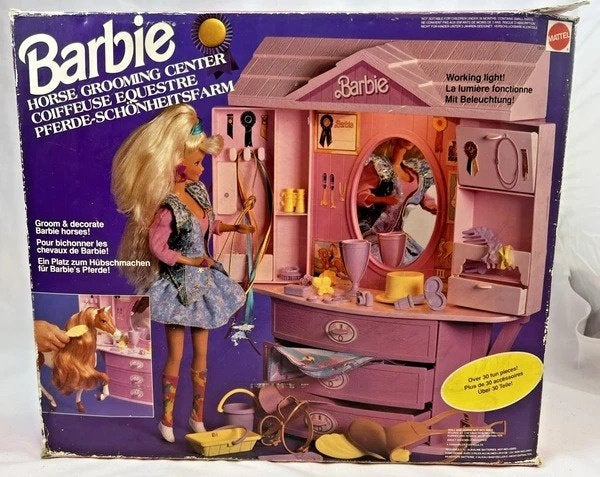 Mattel Barbie Horse Grooming Center #1387 OVP Vintage 1991, Coolsingel 104, 3011 AG Rotterdam, Netherlands, Verzenden, Zo goed als nieuw