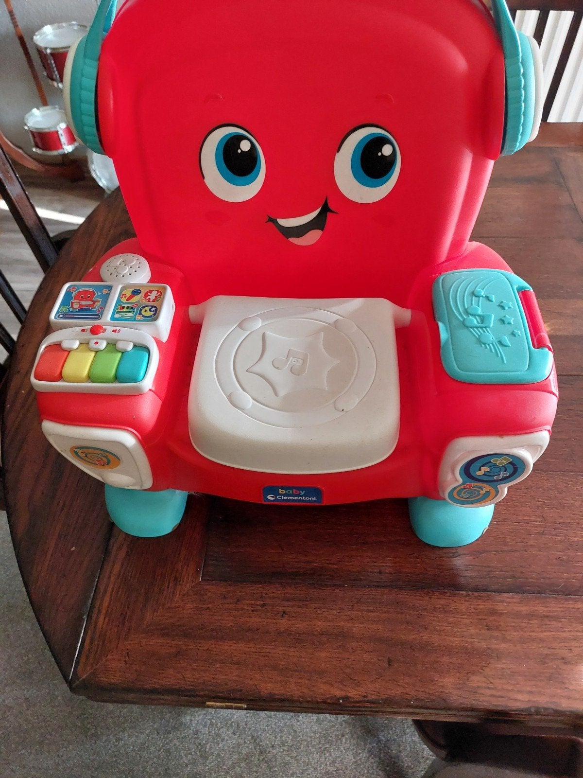 Baby Clementoni Kleuterstoel met Geluid en Activiteiten, Ophalen of Verzenden, Gebruikt, Overige typen, Met geluid