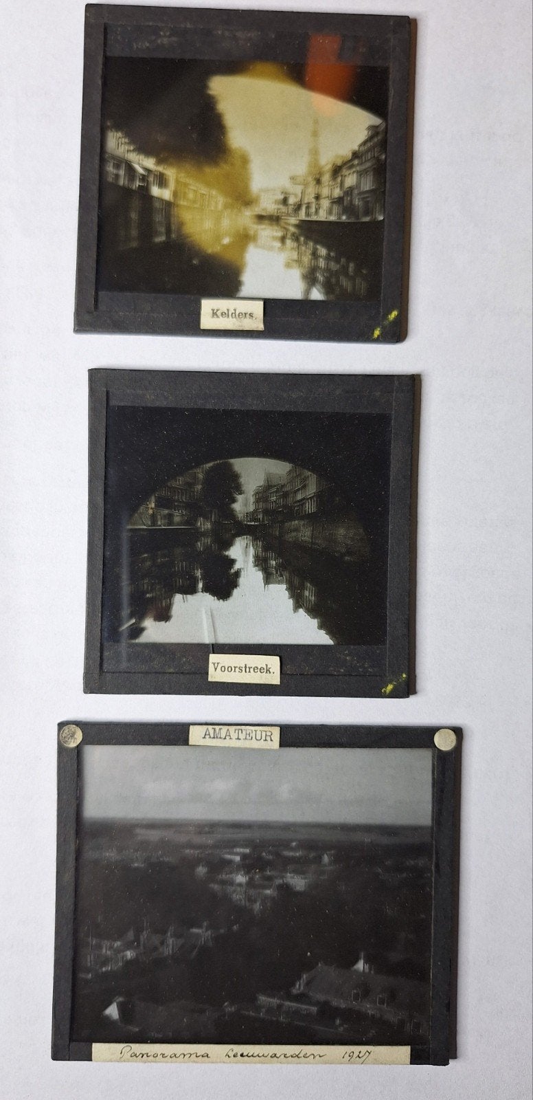 Glasdia's positief Friesland rond 1900, Verzamelen, Foto's en Prenten, Ophalen of Verzenden, Voor 1940, Gebruikt, Overige onderwerpen
