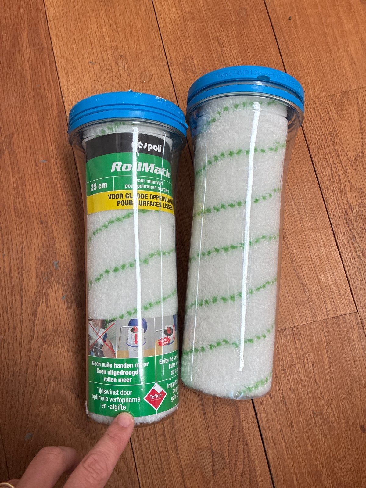 Nespoli RollMatic verfroller 25 cm voor gladde oppervlakken, Doe-het-zelf en Verbouw, Ophalen of Verzenden, Nieuw, Verfroller