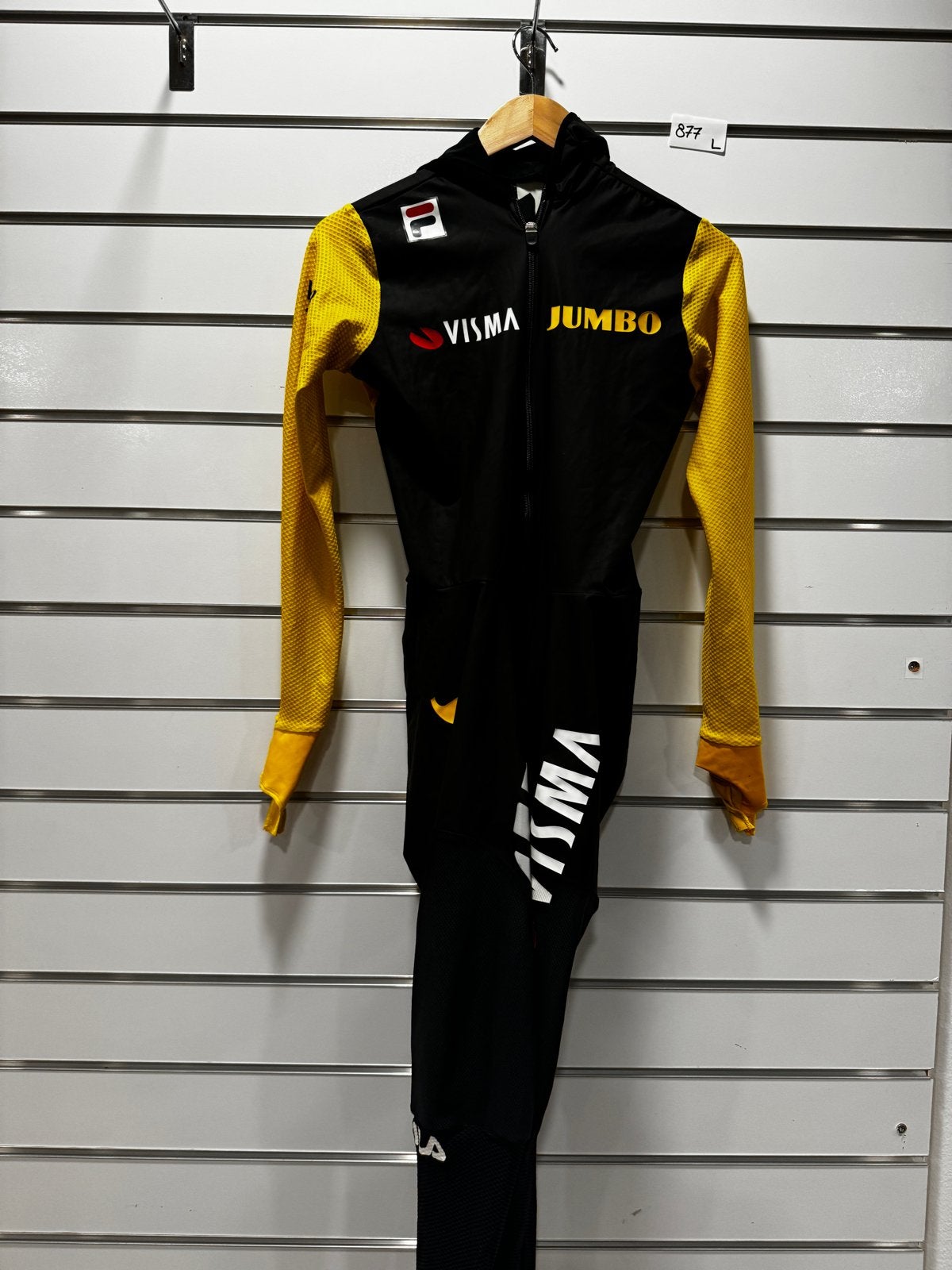 Schaatspak Jumbo Visma Maat M (beschadiging kruis), Ophalen of Verzenden, Gebruikt