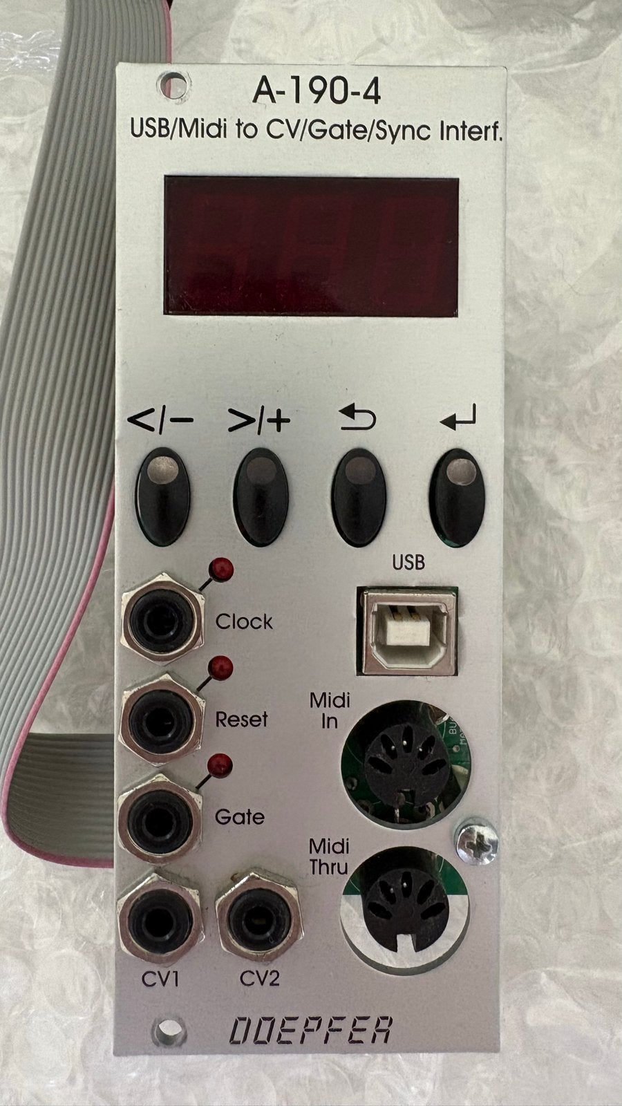 Doepfer A-190-4 USB/MIDI naar CV/Gate/Sync Interface, Muziek en Instrumenten, Synthesizers, Overige merken, Zo goed als nieuw