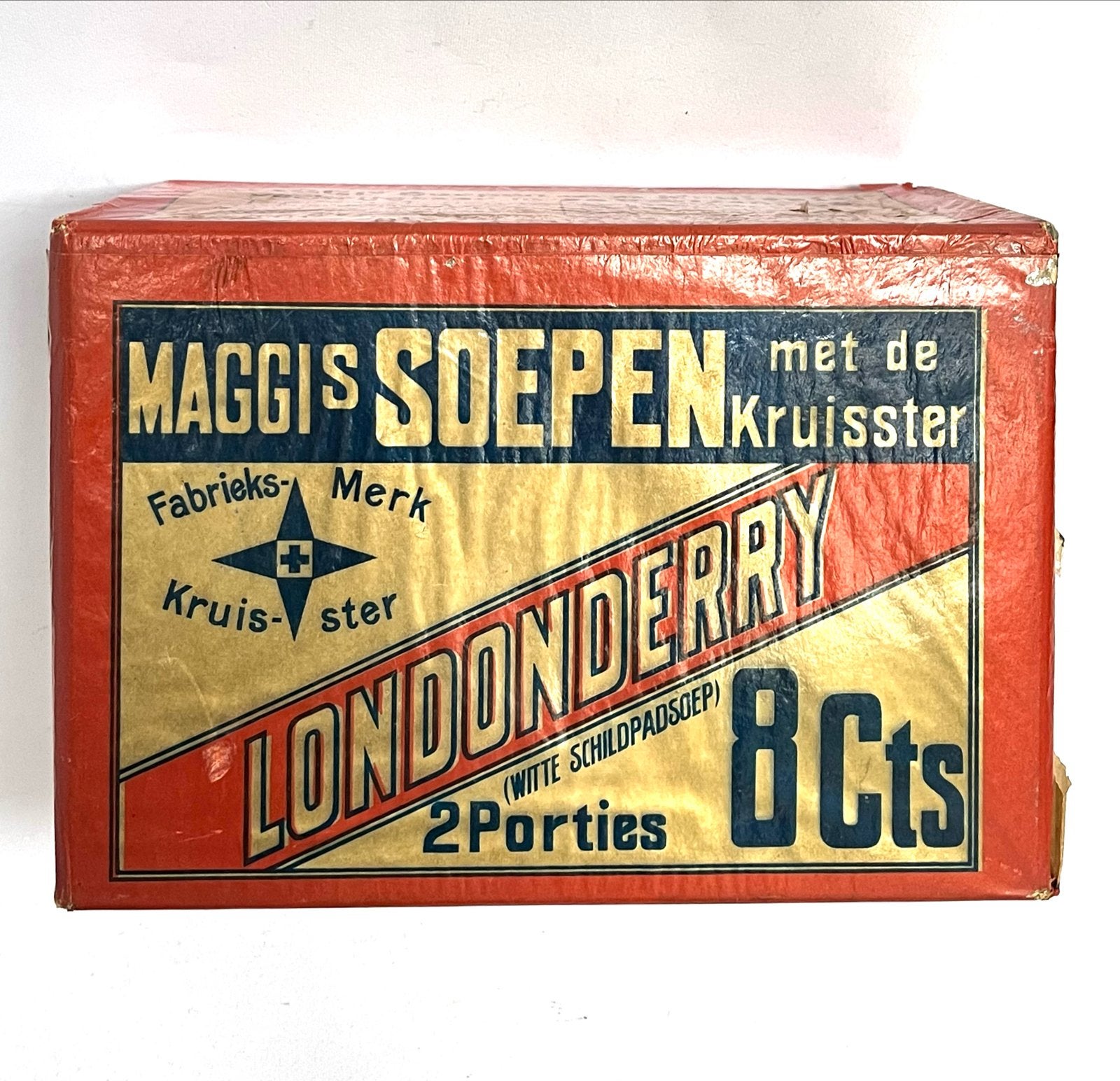 Maggi's Soepen Londonderry Witte Schildpadsoep 1910, Ophalen of Verzenden, Zo goed als nieuw, Verpakking