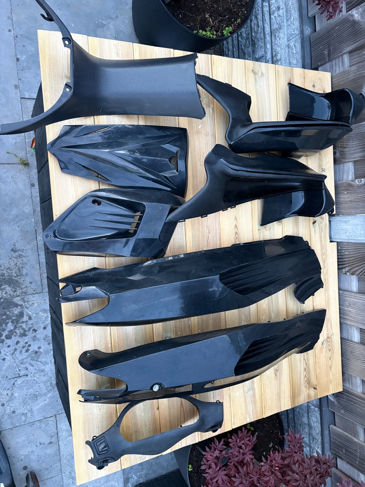 Gilera Runner scooter kappen Zwart, Ophalen, Gebruikt, Kap, Piaggio