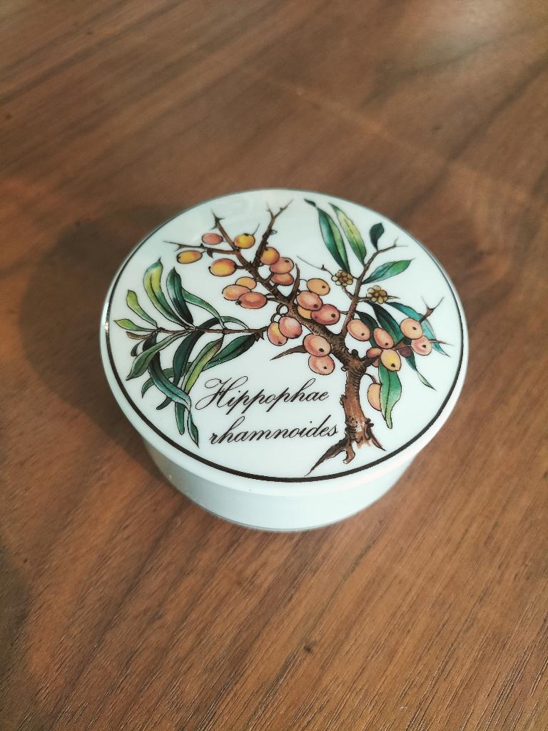 Villeroy and Boch dekseldoosje - Hippophae rhamnoides, Ophalen of Verzenden, Zo goed als nieuw, Porselein, Overige stijlen