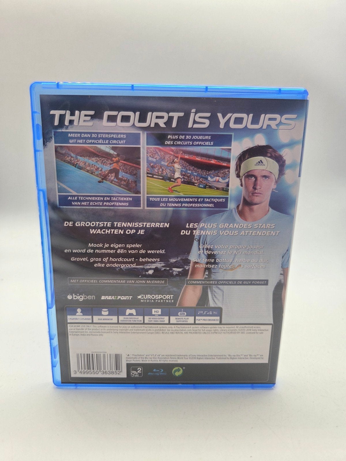 Tennis World Tour PS4, 1 speler, Ophalen of Verzenden, Zo goed als nieuw, Bigben Interactive