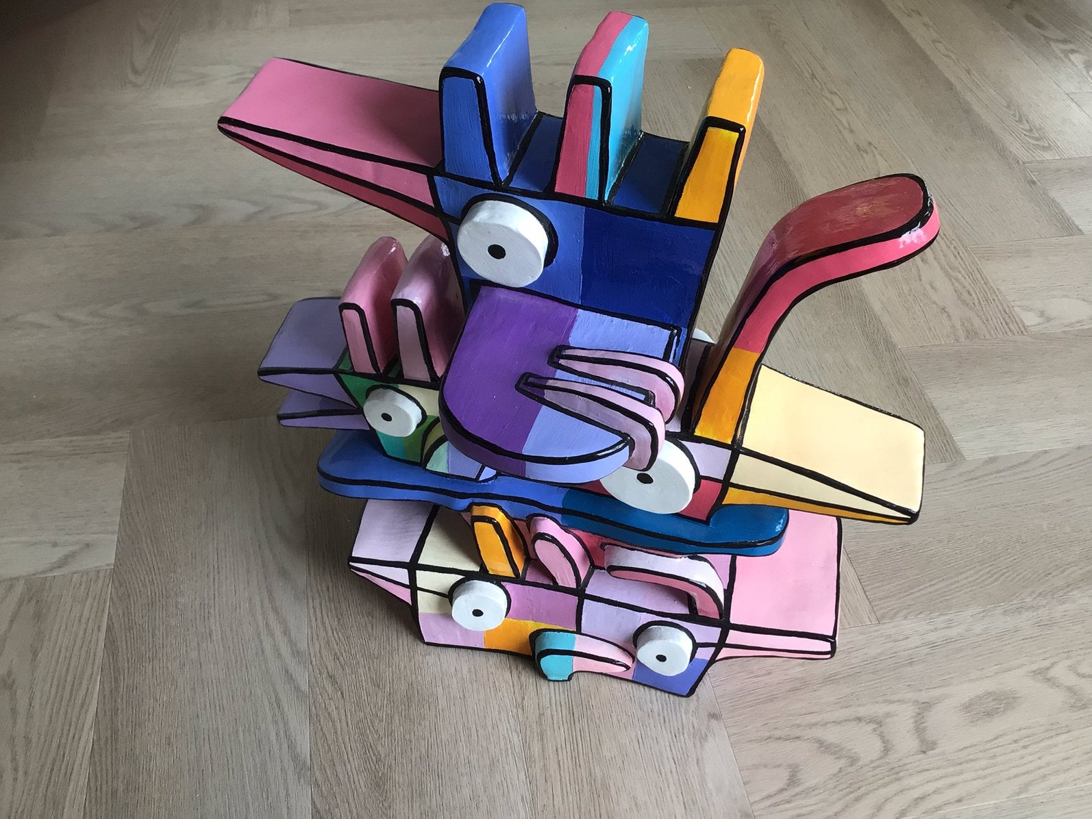 Vreemde vogel Totem 1 XL, Ophalen