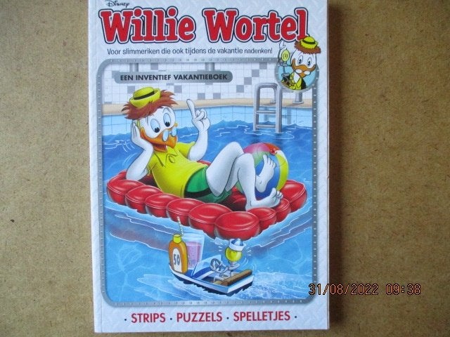 adv7046 willie wortel vakantieboek 2017, Eén stripboek, Ophalen, Gelezen
