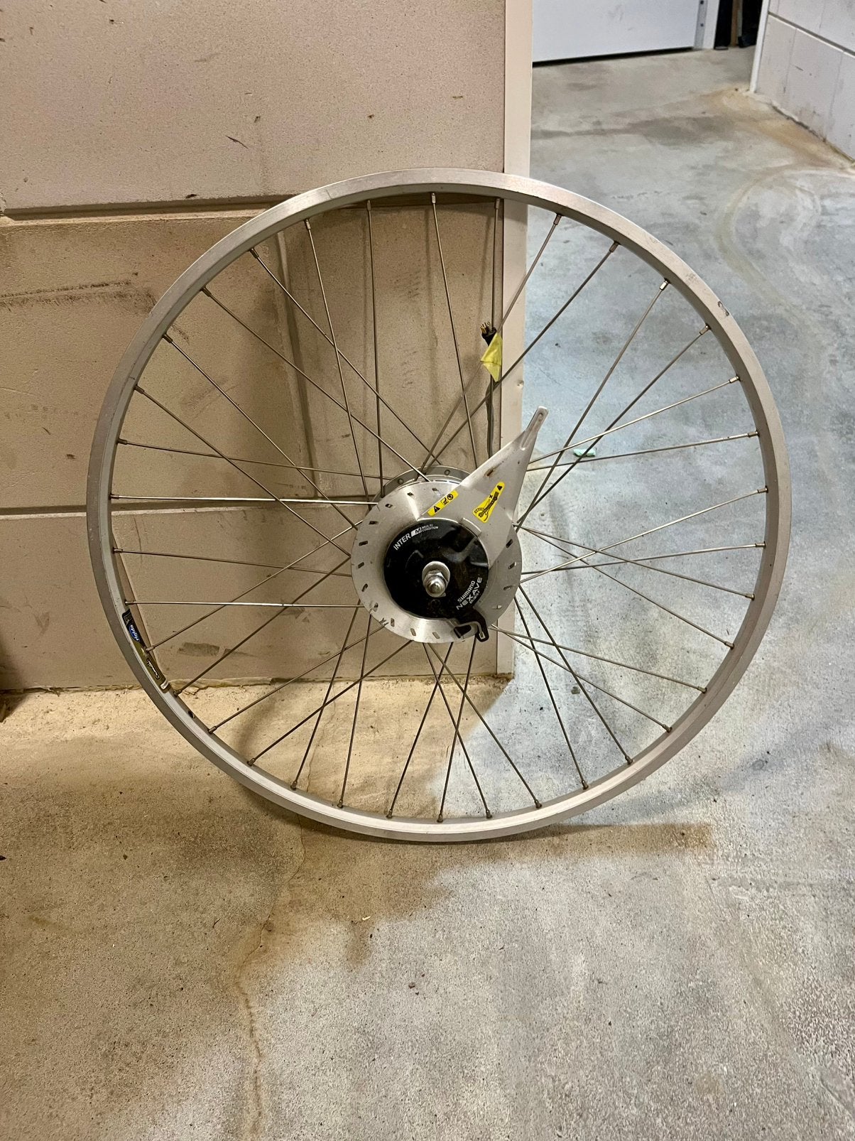 Gazelle 28” voorwiel met voorwielmotor, Gebruikt, Overige materialen, Ophalen, Elektrische fiets
