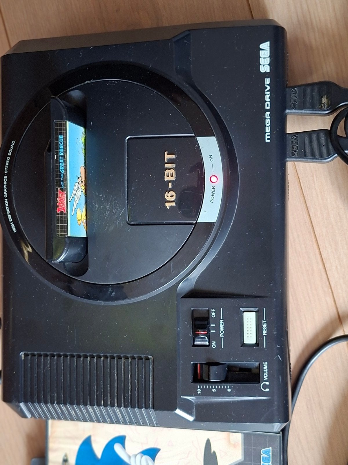 Sega Mega Drive met Sonic en Asterix spellen, Spelcomputers en Games, Games | Sega, Gebruikt, 2 spelers, Ophalen of Verzenden
