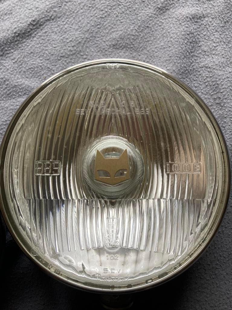 Oldtimer 2 Sev Marschal verstraler type 889 18 cm, Auto-onderdelen, Ophalen of Verzenden, Gebruikt