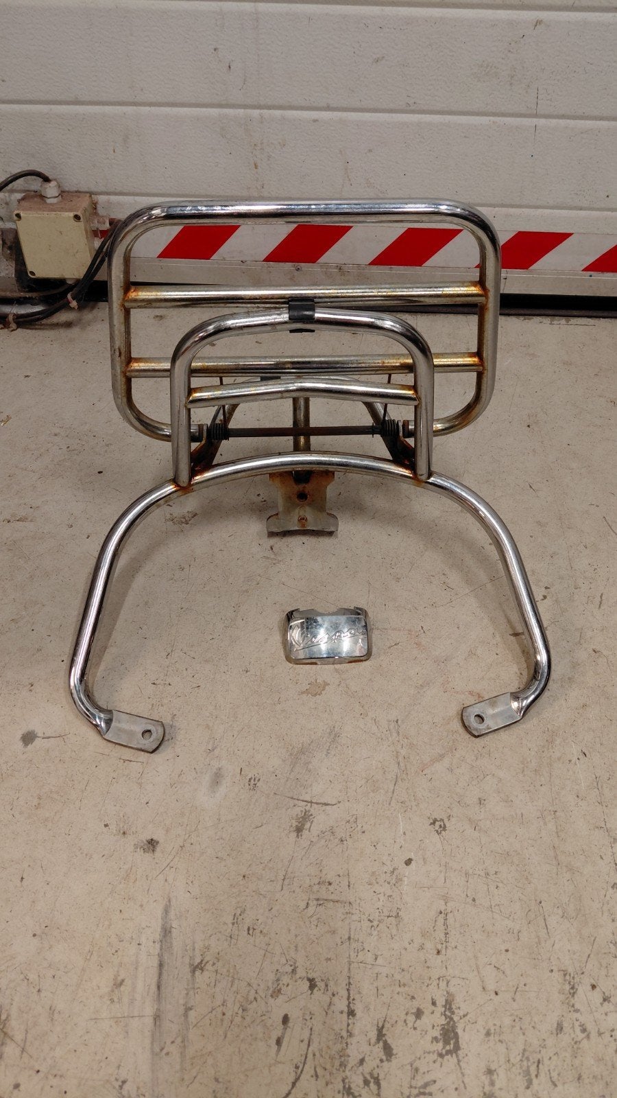 Piaggio vespa s/lx achter rekje orgineel vespa, Ophalen of Verzenden, Zo goed als nieuw, Overige typen, Vespa