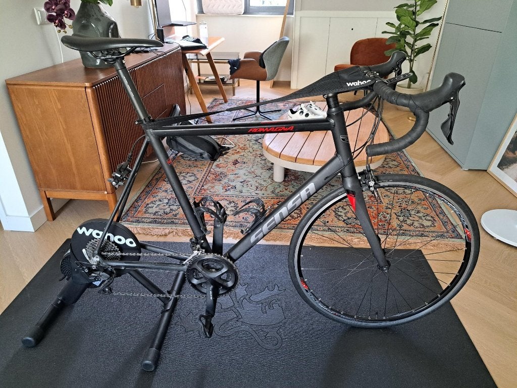 Wahoo Kickr Core met Sensa Romanga wielrenfiets, Ophalen, Gebruikt, Overige typen