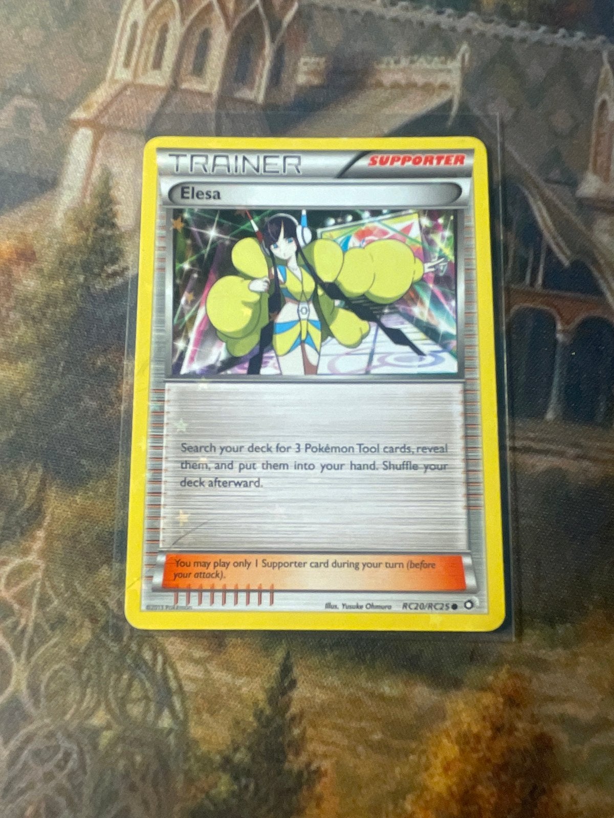 Elesa Radiant Collection RC20/RC25 Pokemon Kaart, Ophalen of Verzenden, Zo goed als nieuw, Losse kaart