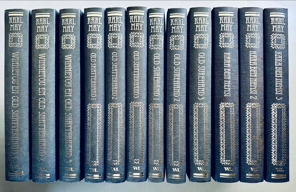 Karl May - Luxe W&L Loeb Editie - 12 delen (Witte Bison), Boeken, Ophalen of Verzenden, Gelezen, Nederland