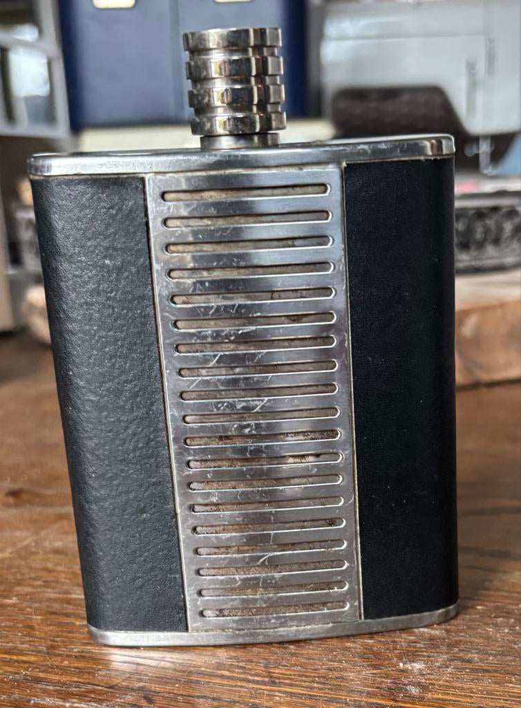 Vintage Heupflesje - Stijlvol en Compact, Ophalen of Verzenden