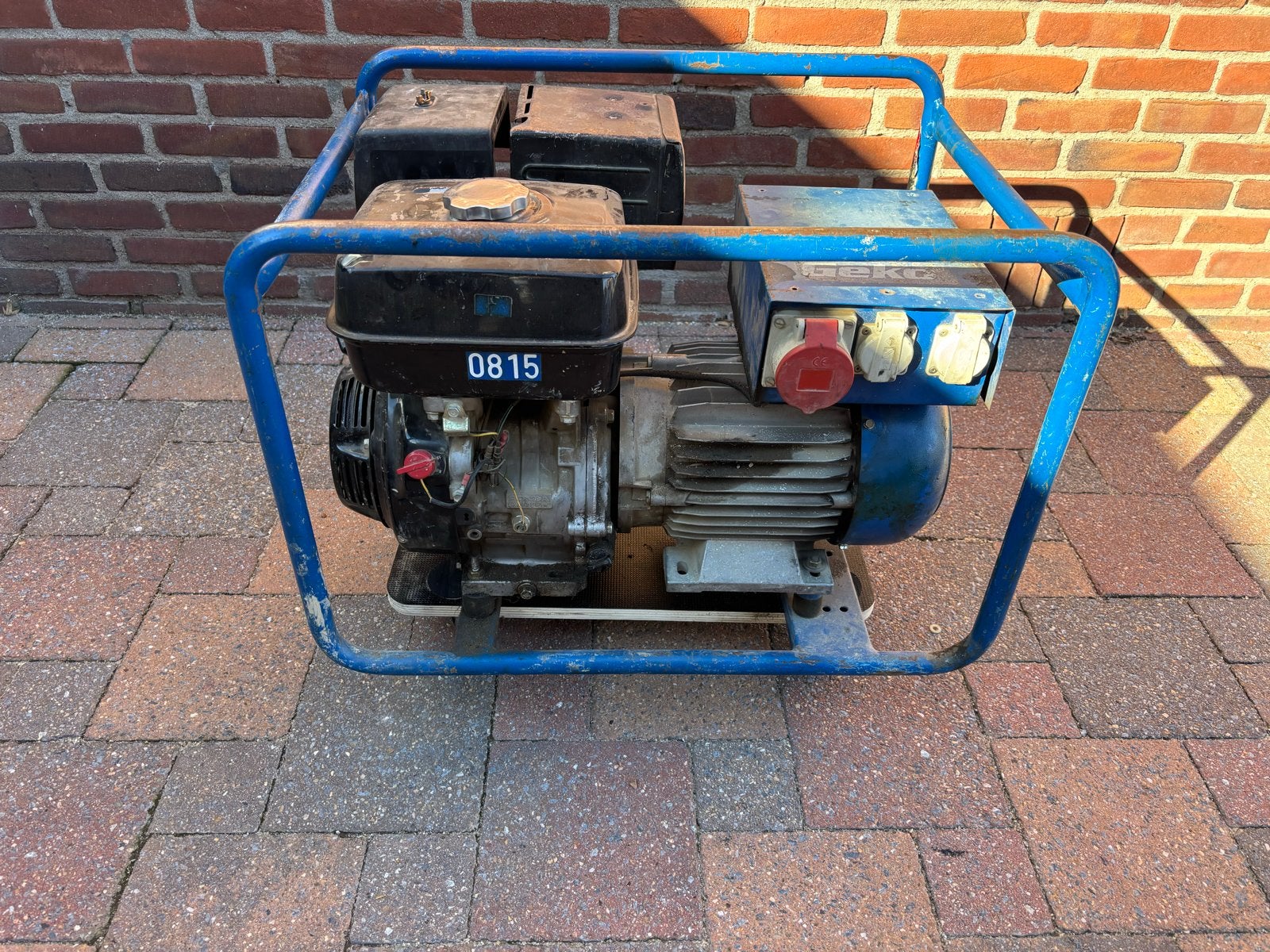 Geko Generator met Honda GX240 Motor - Defect, Doe-het-zelf en Verbouw, Ophalen of Verzenden, Gebruikt