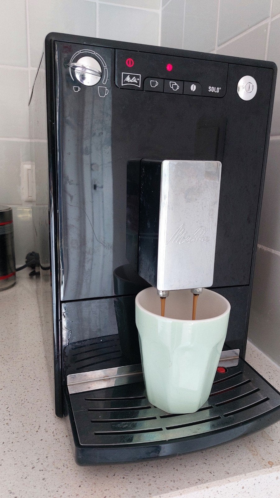 Melitta solo koffiemachine, Afneembaar waterreservoir, Gebruikt, Koffiemachine, Koffiebonen
