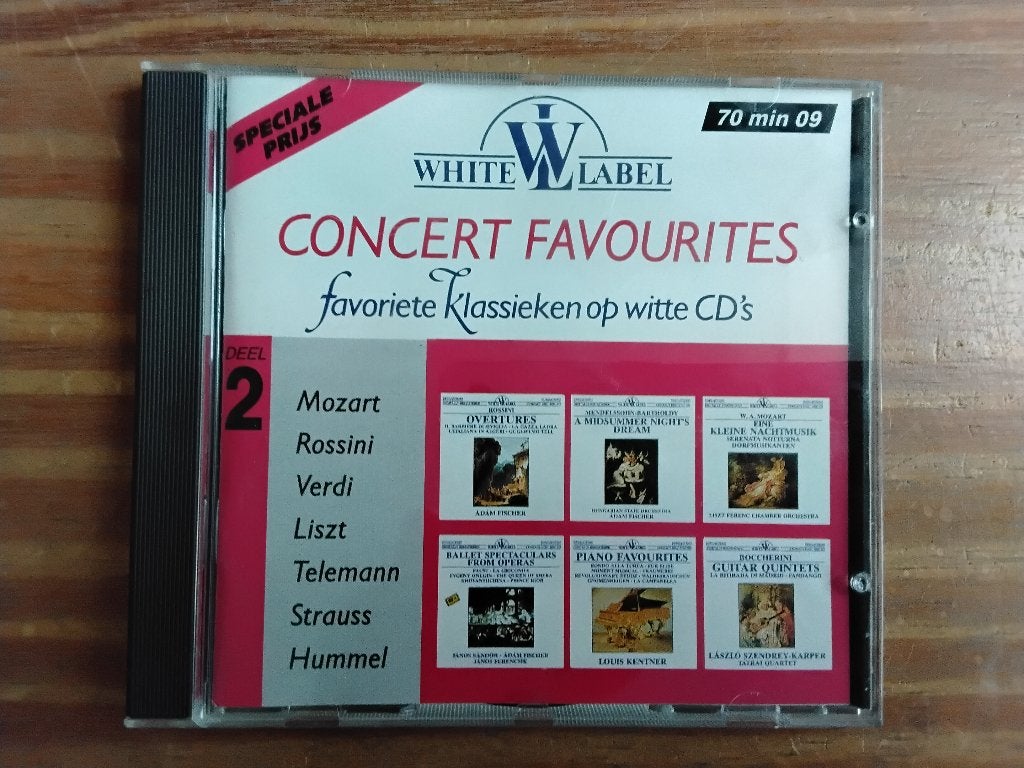 white label - concert favourites deel 2, Ophalen of Verzenden, Classicisme, Zo goed als nieuw, Overige typen