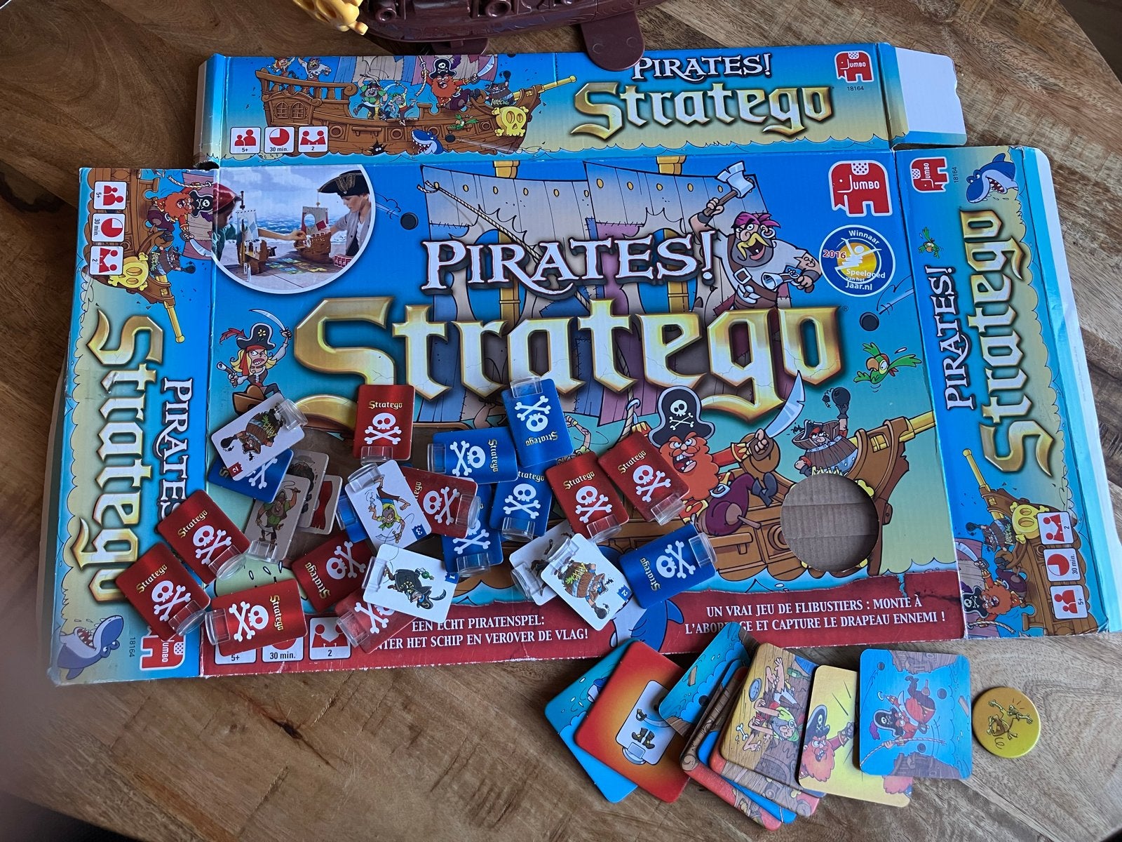 Stratego Pirates! Bordspel - Compleet, Hobby en Vrije tijd, Een of twee spelers, Ophalen of Verzenden, Gebruikt