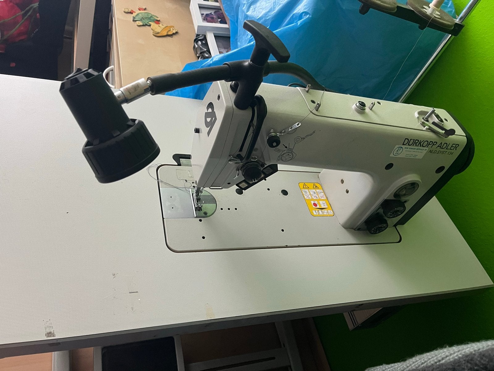 Dürkopp Adler Industriële Naaimachine, Gebruikt, Naaimachine, Industrieel, Ophalen