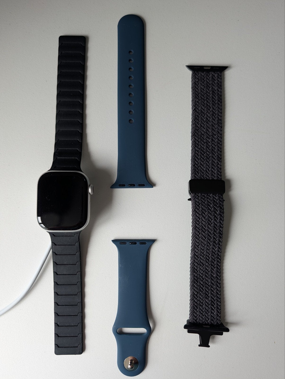 Apple Watch Series 10 42mm Zilver - Zo goed als nieuw, IOS, Ophalen of Verzenden, Zo goed als nieuw, GPS
