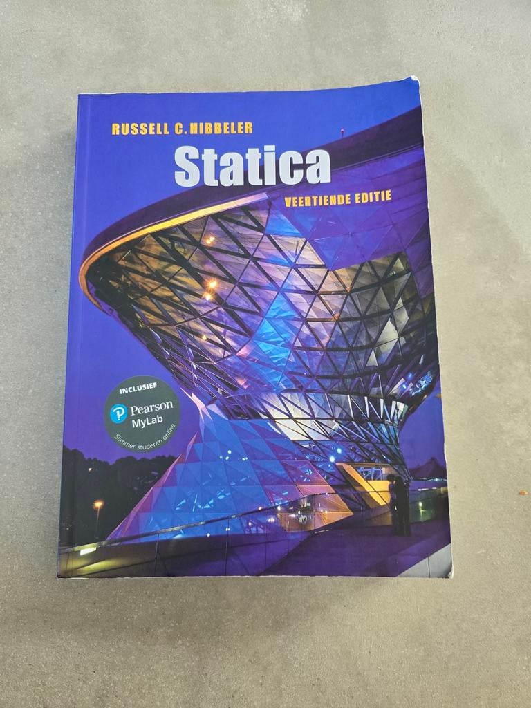 Statica - 14e Editie - Russell C. Hibbeler, Boeken, Ophalen, HBO, Zo goed als nieuw, Russell C. Hibbeler